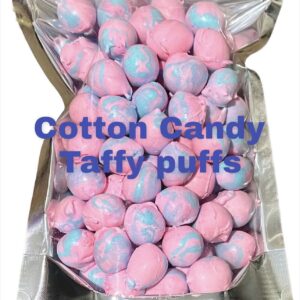 #18-1 ❤️ 🍬 Cotton Candy Taffy Puffs (Large Gallon Share Size  Bag)  (If backordered takes 24-hours)