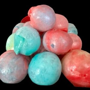 #06-3 Jolly Ranchers covered in Fruit Roll Ups. (Jolly Balls)